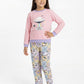 PIJAMA ALGODON ROSADO KIDS MUJER