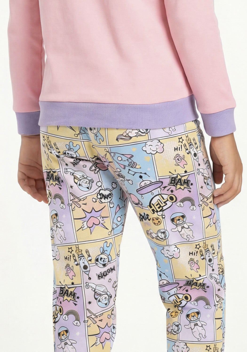 PIJAMA ALGODON ROSADO KIDS MUJER