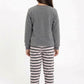 PIJAMA POLAR GRIS KIDS MUJER