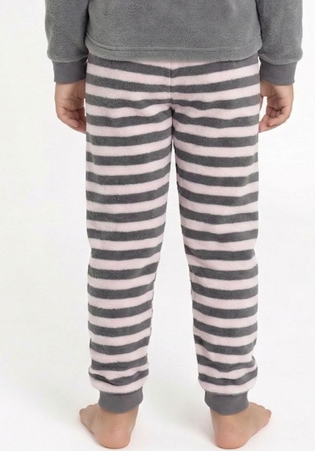 PIJAMA POLAR GRIS KIDS MUJER