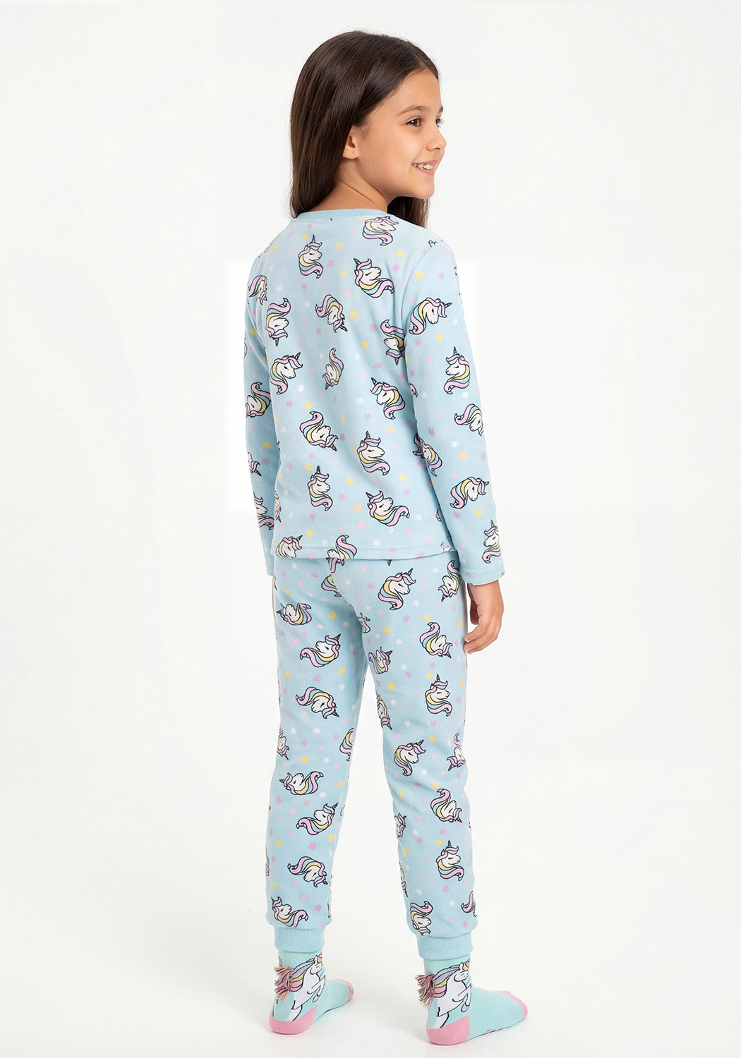 PIJAMA PLUSH CELESTE KIDS MUJER