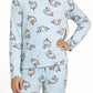 PIJAMA PLUSH CELESTE KIDS MUJER