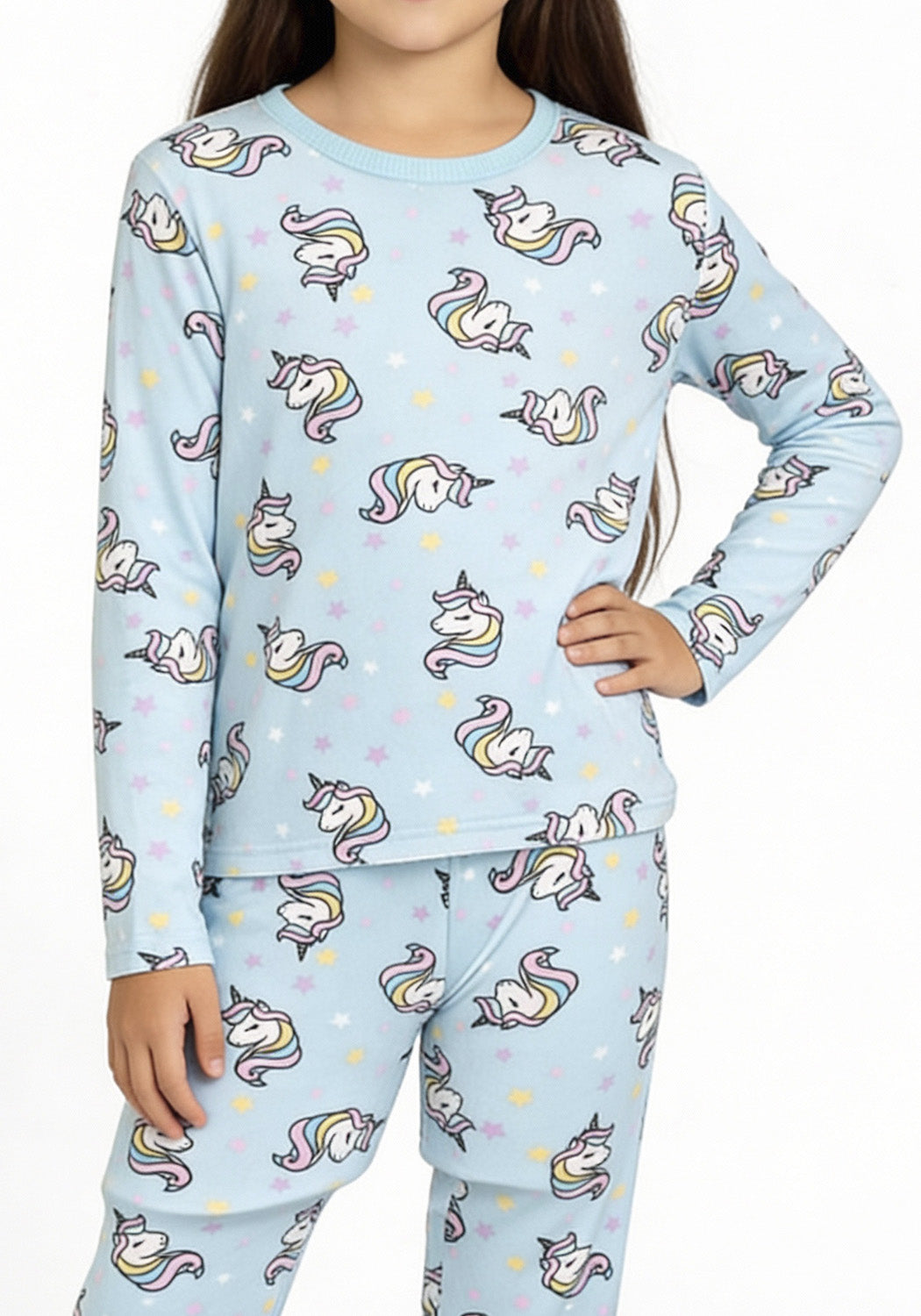 PIJAMA PLUSH CELESTE KIDS MUJER
