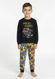 PIJAMA ALGODON NEGRO KIDS HOMBRE