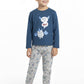 PIJAMA ALGODON AZUL KIDS HOMBRE