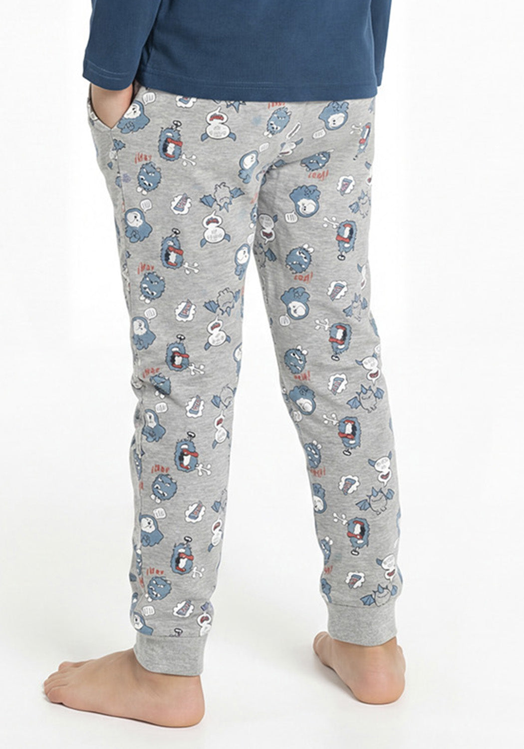 PIJAMA ALGODON AZUL KIDS HOMBRE