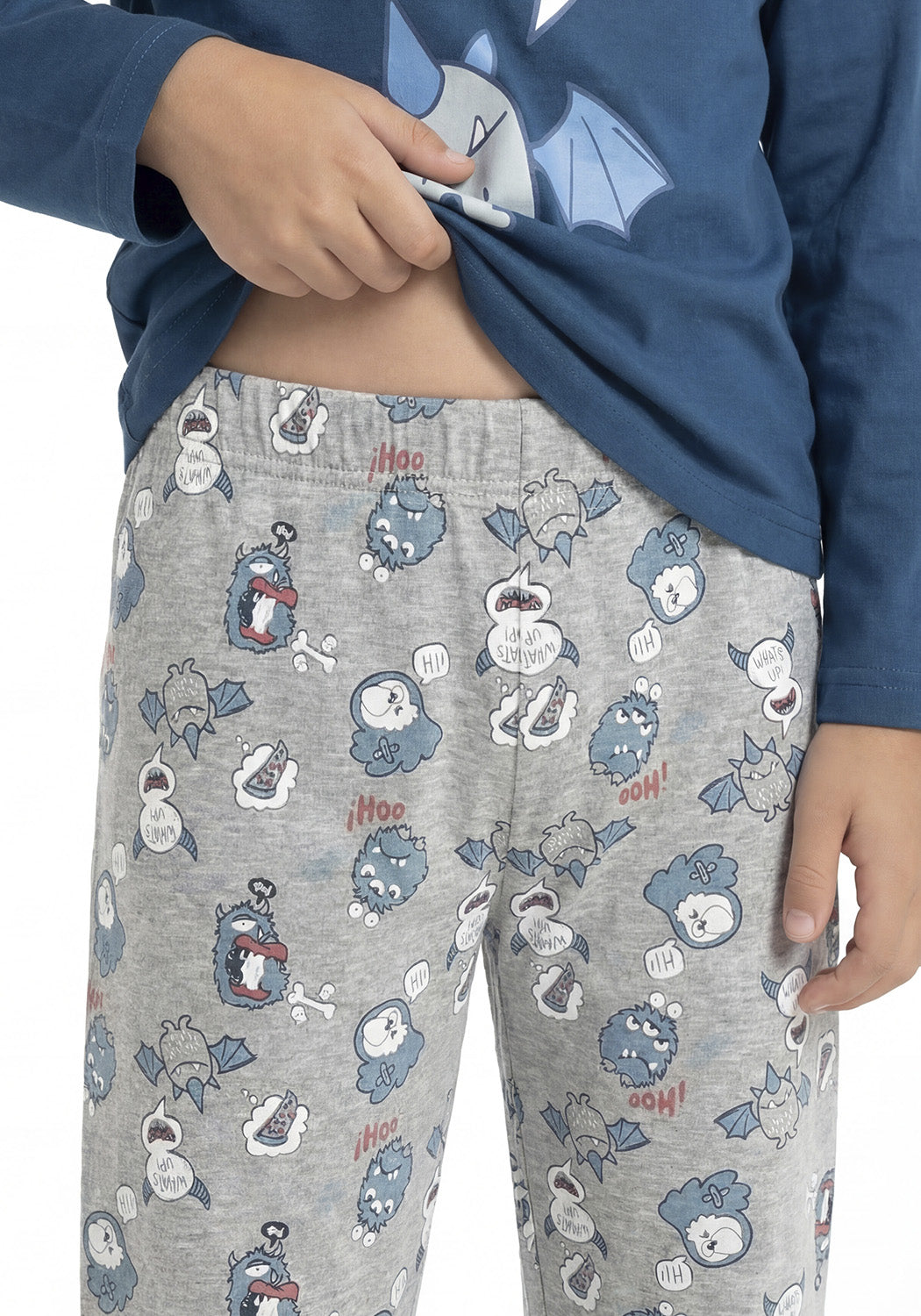 PIJAMA ALGODON AZUL KIDS HOMBRE
