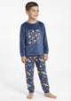 PIJAMA PLUSH AZUL KIDS HOMBRE