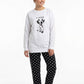 PIJAMA ALGODON BLANCO TEENS MUJER