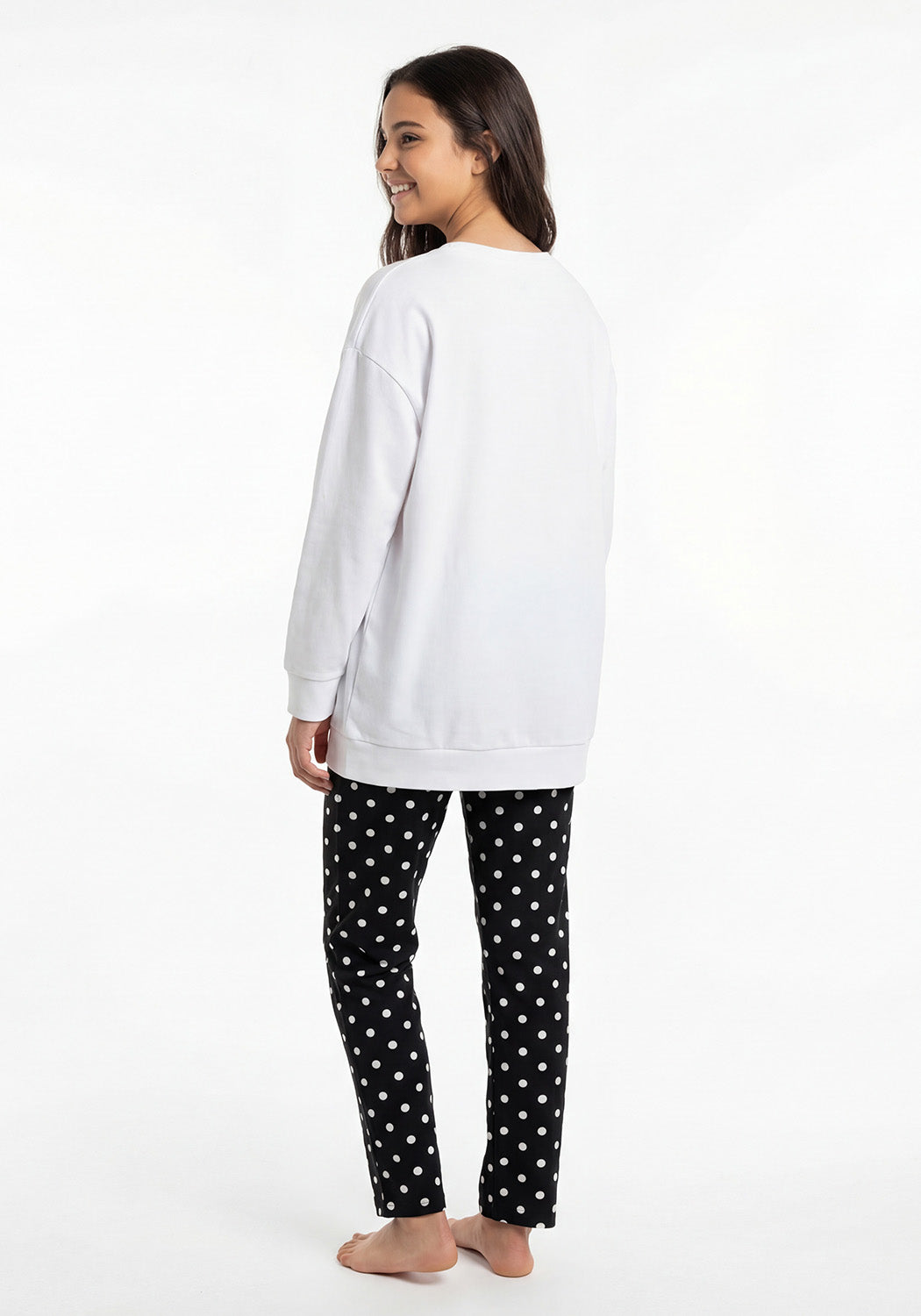 PIJAMA ALGODON BLANCO TEENS MUJER