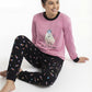 PIJAMA ALGODON ROSADO TEENS MUJER