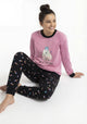 PIJAMA ALGODON ROSADO TEENS MUJER