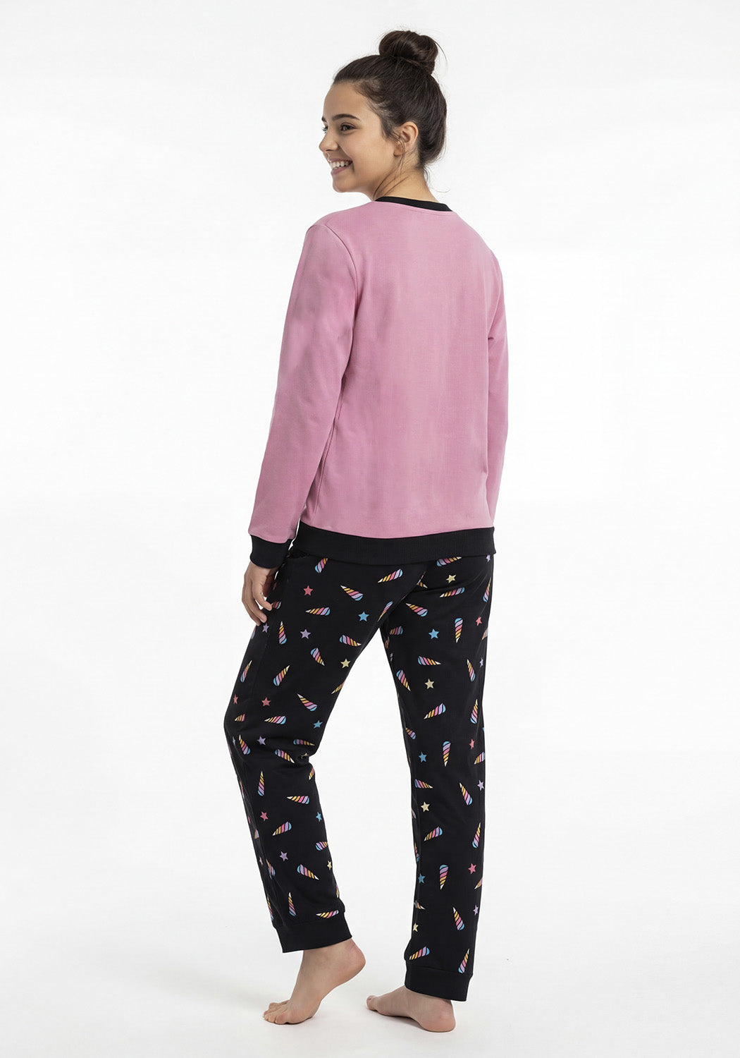 PIJAMA ALGODON ROSADO TEENS MUJER