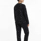 PIJAMA POLAR ESTAMPADO OSO NEGRO TEENS MUJER