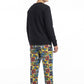 PIJAMA ALGODON NEGRO TEENS HOMBRE