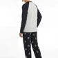 PIJAMA ALGODON GRIS TEENS HOMBRE