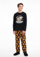 PIJAMA POLAR NEGRO TEENS HOMBRE