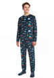 PIJAMA PLUSH AZUL TEENS HOMBRE