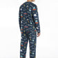PIJAMA PLUSH AZUL TEENS HOMBRE