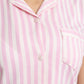 PIJAMA CORTO DE ALGODÓN KAYSER ROSADO DE MUJER