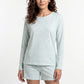 PIJAMA CORTO DE ALGODÓN KAYSER VERDE DE MUJER