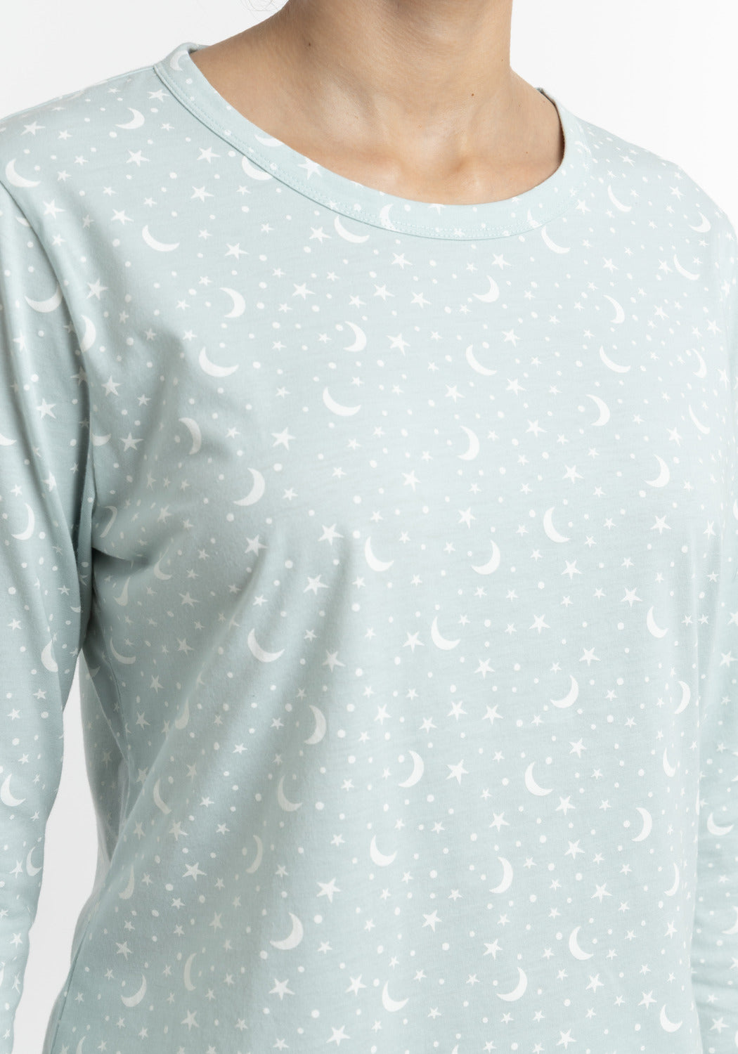 PIJAMA CORTO DE ALGODÓN KAYSER VERDE DE MUJER
