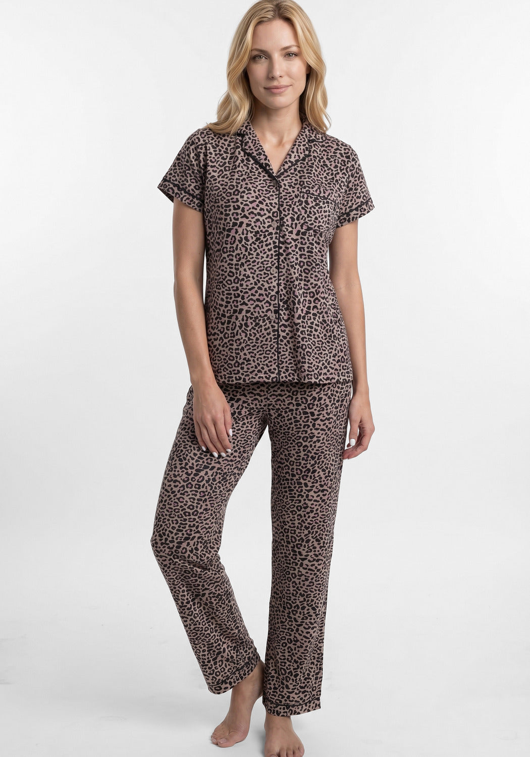 PIJAMA PANTALON SUPER SOFT ANIMAL PRINT DE MUJER
