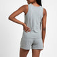 PIJAMA CORTO DE ALGODÓN KAYSER GRIS DE MUJER