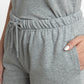 PIJAMA CORTO DE ALGODÓN KAYSER GRIS DE MUJER