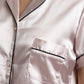 PIJAMA CORTO DE SATIN ROSADO DE MUJER