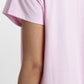 CAMISA MANGA CORTA KAYSER DE ALGODÓN ROSADO DE MUJER