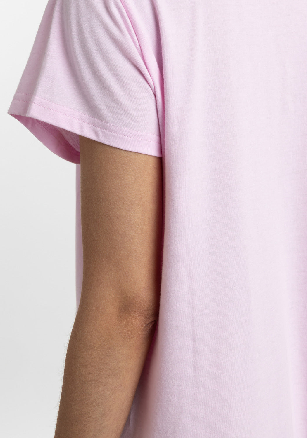 CAMISA MANGA CORTA KAYSER DE ALGODÓN ROSADO DE MUJER