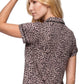 CAMISOLA MANGA CORTA SUPER SOFT CAFÉ DE MUJER