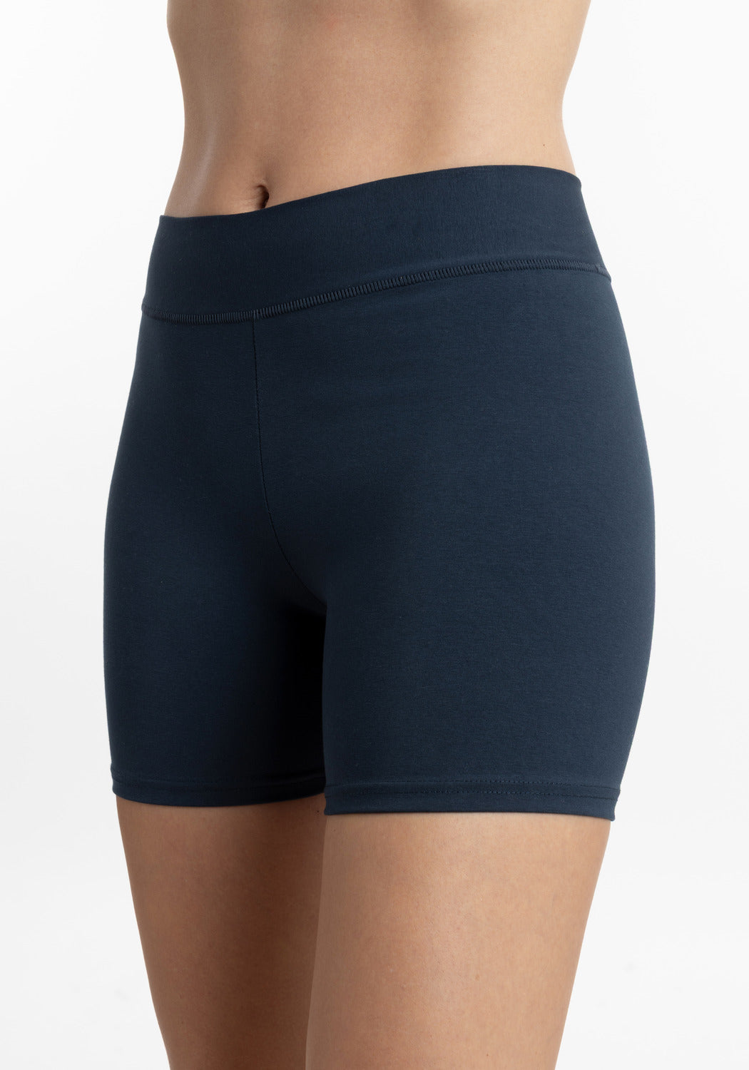 CALZA DE ALGODÓN AZUL DE MUJER