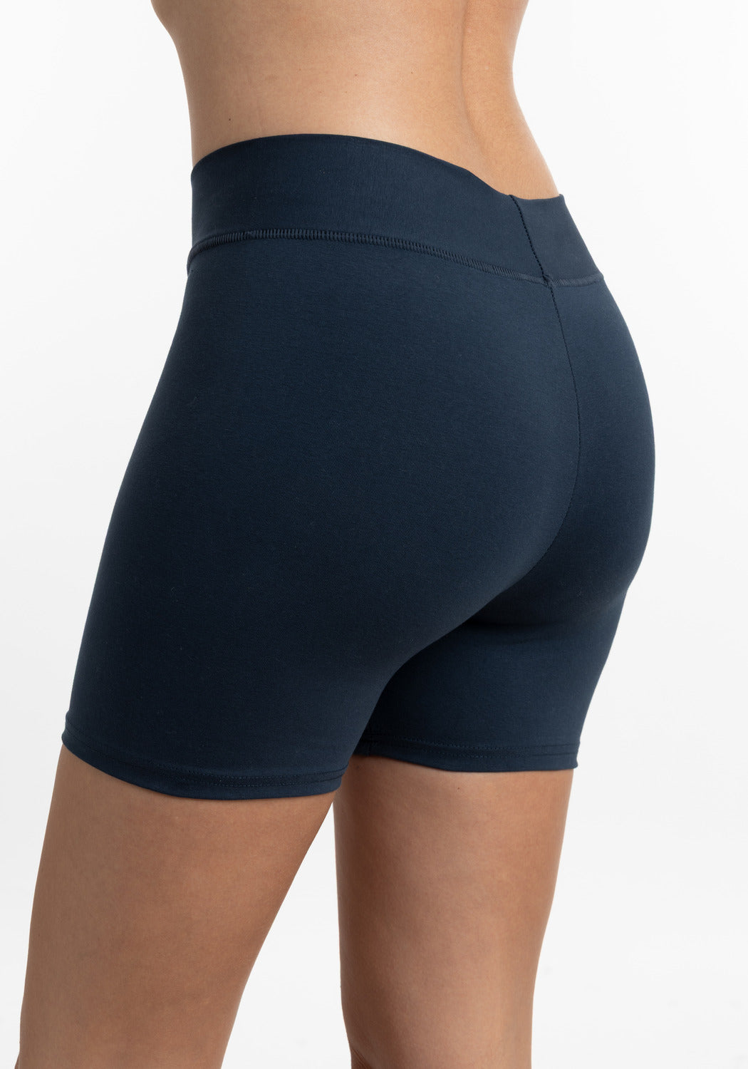 CALZA DE ALGODÓN AZUL DE MUJER