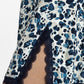 CAMISOLA DE MICROFIBRA CON BRETEL AZUL DE MUJER