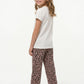 PIJAMA CAPRI DE ALGODÓN MARFIL DE KIDS MUJER