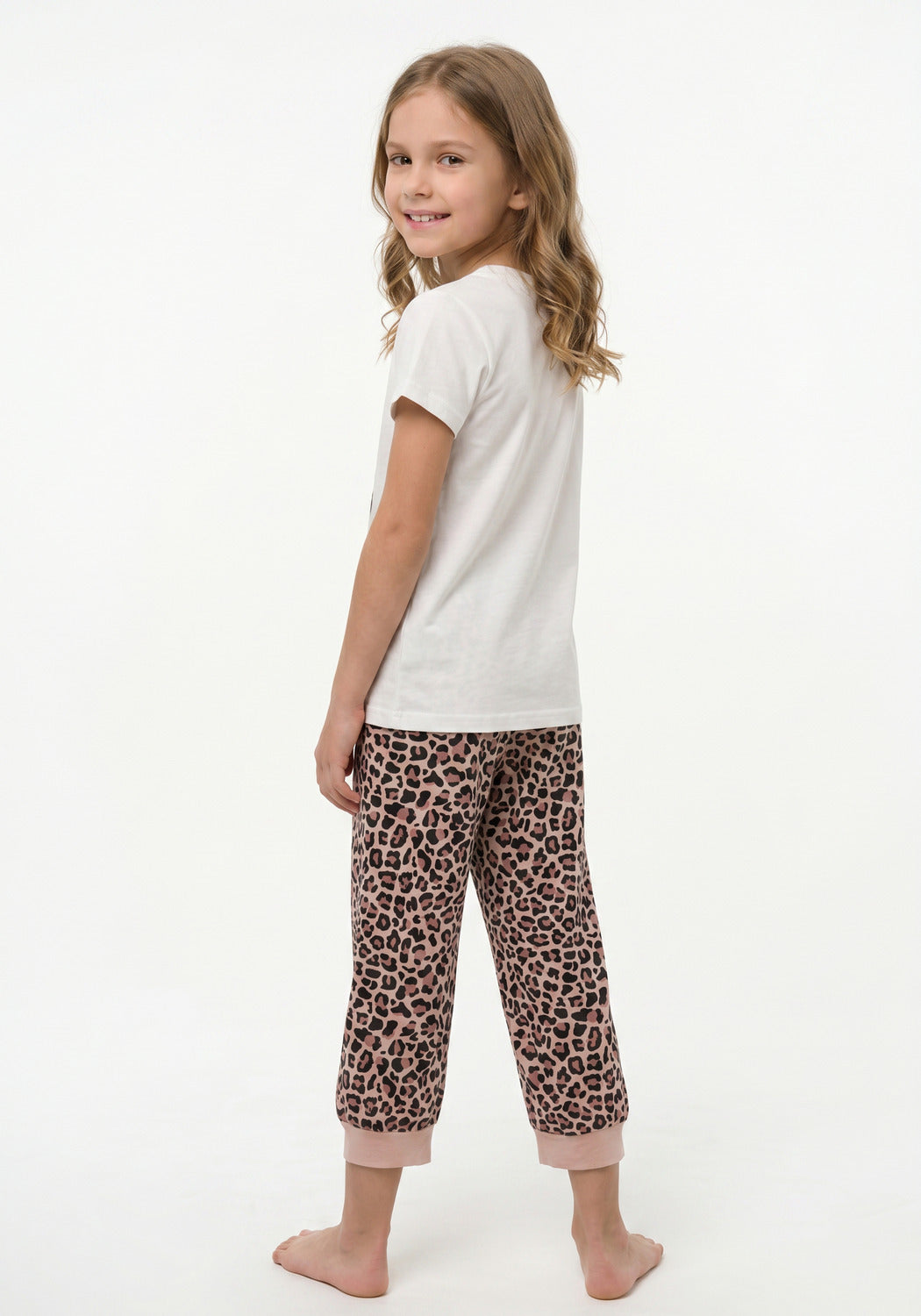PIJAMA CAPRI DE ALGODÓN MARFIL DE KIDS MUJER