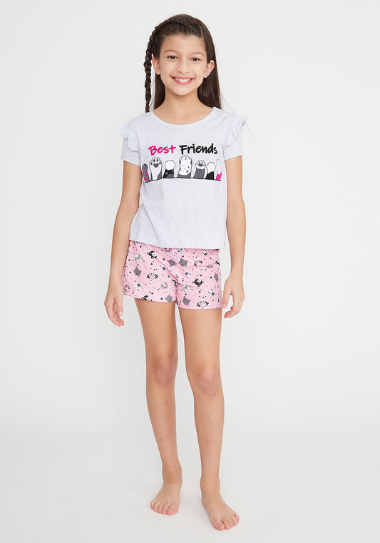 PIJAMA KIDS MUJER ALGODON