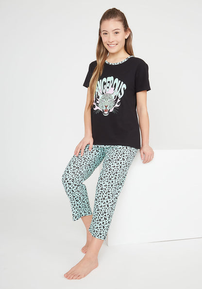 PIJAMA TEENS MUJER ALGODON