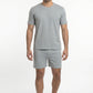 PIJAMA CORTO DE ALGODÓN KAYSER GRIS DE HOMBRE