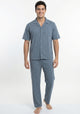 PANTALON PIJAMA DE ALGODÓN KAYSER AZUL DE HOMBRE