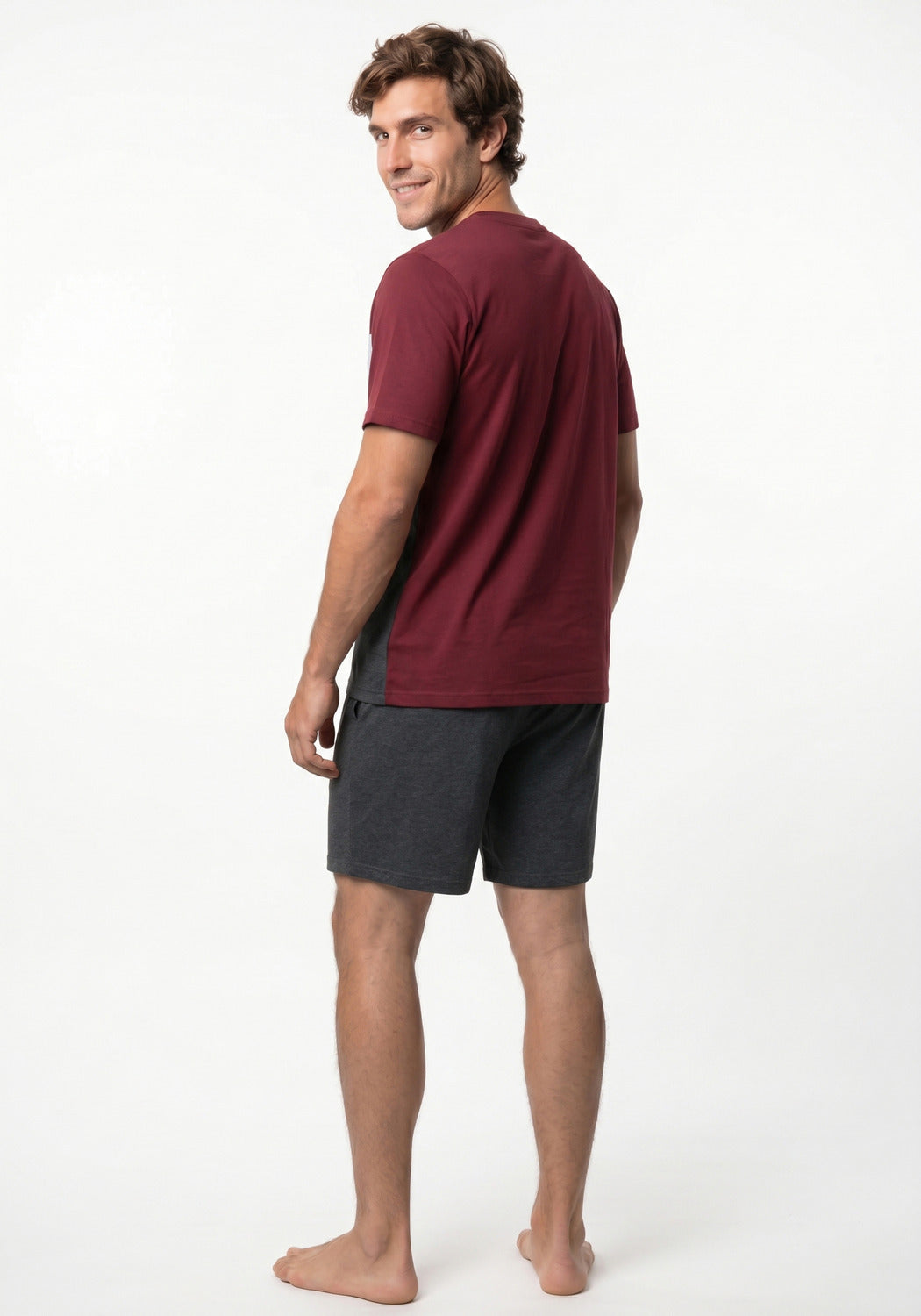 PIJAMA CORTO KAYSER DE ALGODÓN GRIS DE HOMBRE