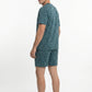 PIJAMA CORTO DE ALGODÓN VERDE DE HOMBRE