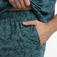 PIJAMA CORTO DE ALGODÓN VERDE DE HOMBRE
