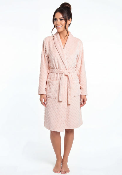 BATA CORAL FLEECE ROSADO MUJER