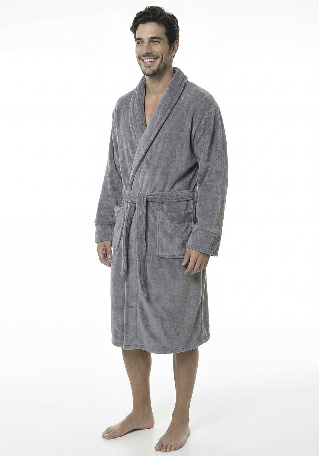 BATA CORAL FLEECE GRIS HOMBRE