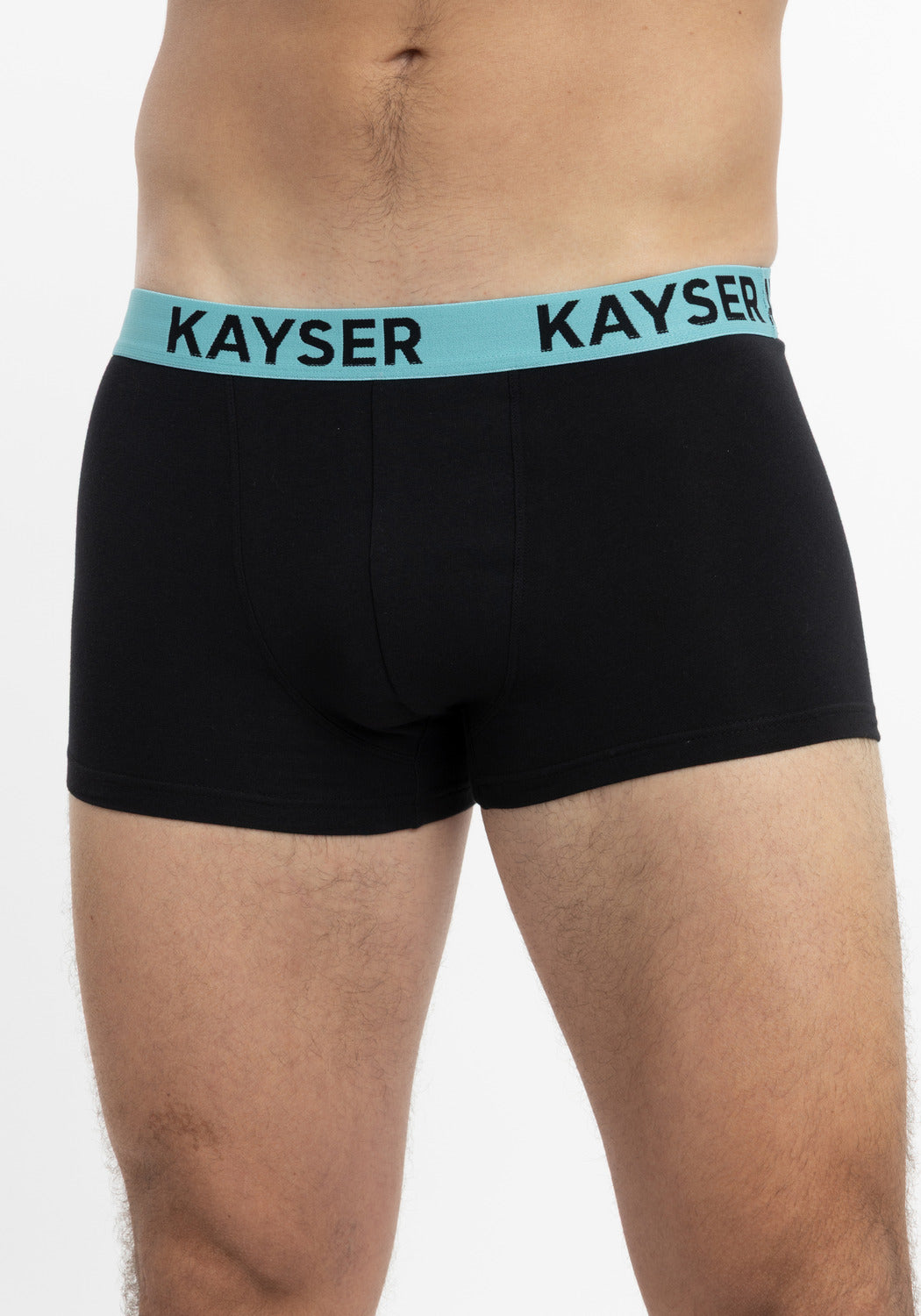 BÓXER CORTO KAYSER DE ALGODÓN NEGRO HOMBRE