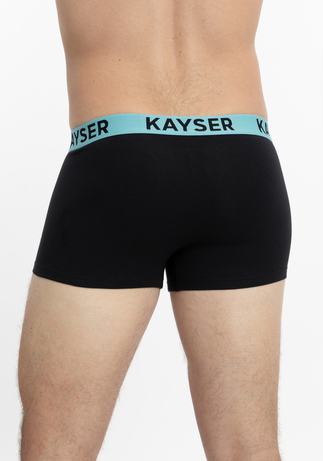 BÓXER CORTO KAYSER DE ALGODÓN NEGRO HOMBRE
