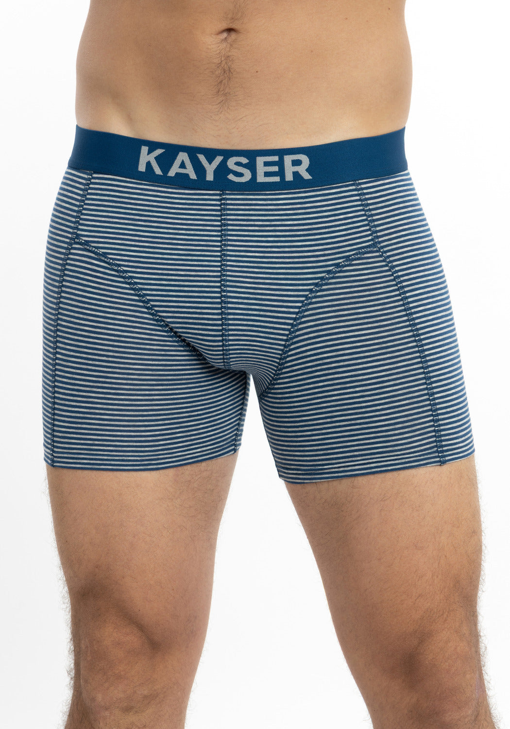 BÓXER KAYSER LARGO DE ALGODÓN AZUL DE HOMBRE